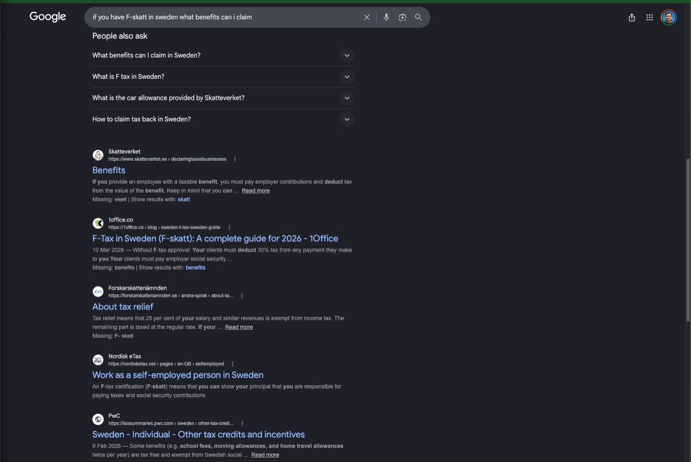Aggregate settings
